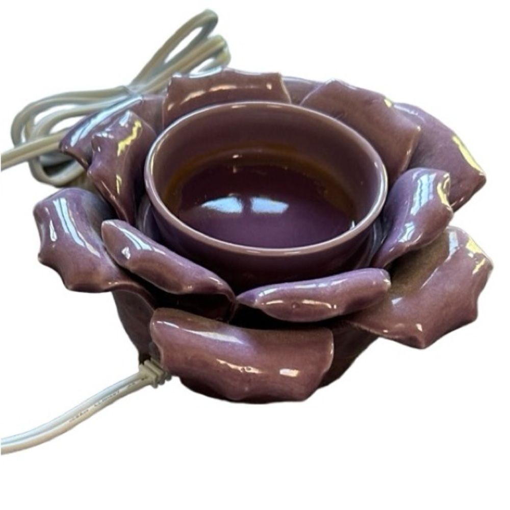Scentsy Purple Flower Electric Wax Warmer
